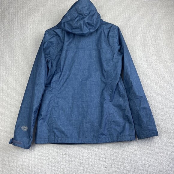 Columbia Womens Arcadia Omni Tech Jacket S Blue Nylon Windbreaker Coat - Picture 16 of 16